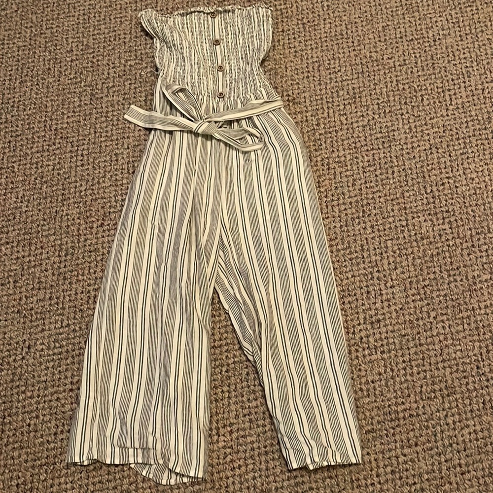 strapless romper